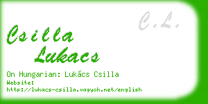 csilla lukacs business card